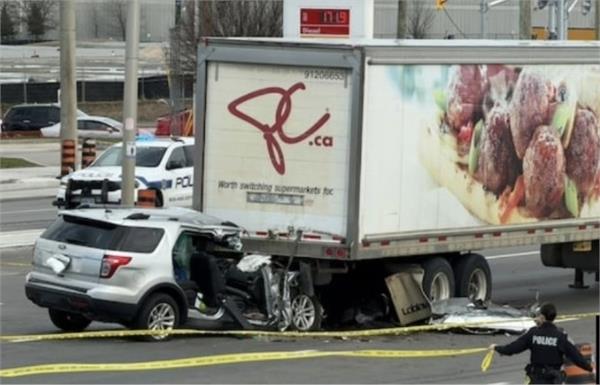 road accident in brampton