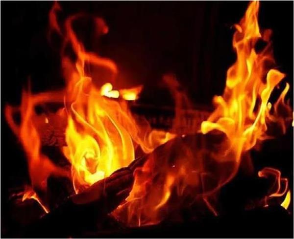 massive fire breaks out at madhuban police station