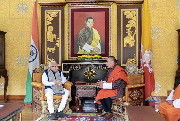 manohar lal  bhutan visit  energy security  agreements