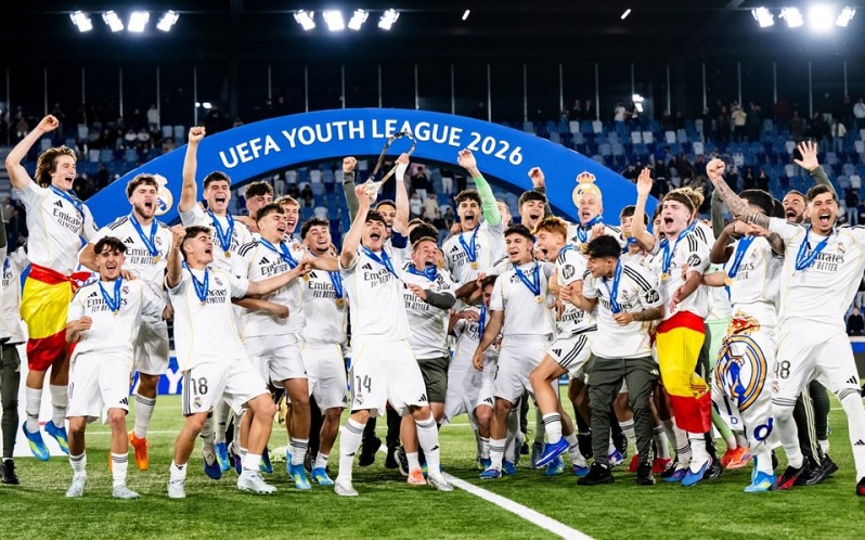 ਰੀਅਲ ਮੈਡ੍ਰਿਡ UEFA ਯੂਥ ਲੀਗ ਜਿੱਤ ਕੇ ਮੁੜ ਯੂਰਪੀ ਚੈਂਪੀਅਨ ਬਣਿਆ