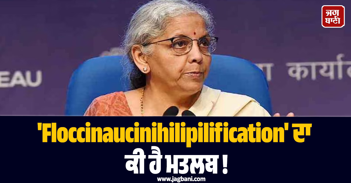 ''Floccinaucinihilipilification'' ਦਾ ਕੀ ਹੈ ਮਤਲਬ ! ਅਦਾਲਤ ਨੇ ਨਿਰਮਲਾ ਸੀਤਾਰਮਨ ਨੂੰ ਦਿੱਤੀ ਵੱਡੀ ਰਾਹਤ