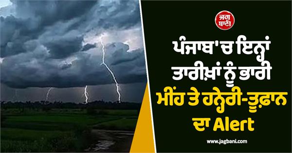 punjab weather raining emergency alert