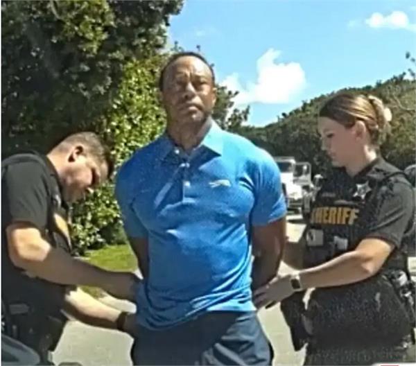 video of tiger woods arrest surfaced
