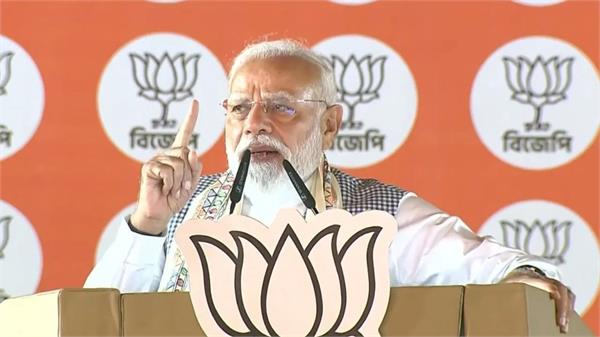 pm narendra modi addresses public meeting cooch behar west bengal