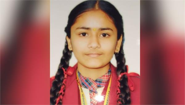 diksha secures 10th position in punjab in class 8th