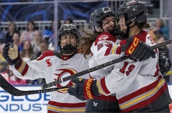 ottawa charge defeat toronto saints in women  s hockey league match