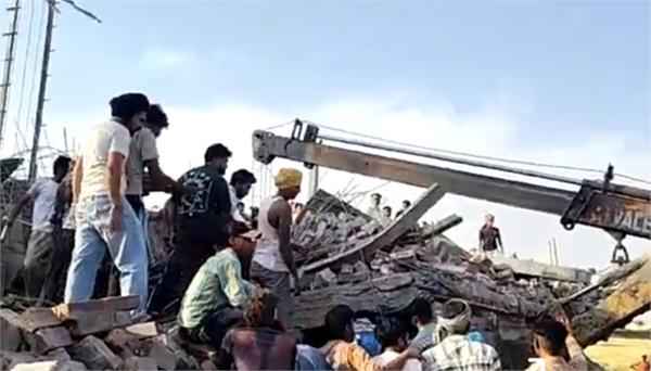 lantern of a building under construction at golu ka morh fell