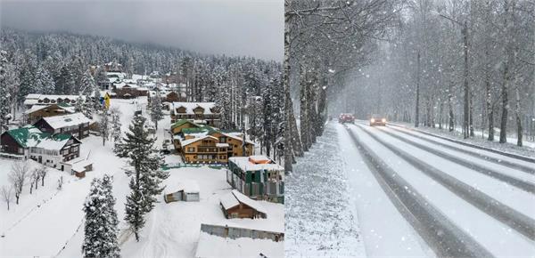 fresh snowfall in himachal and jammu and kashmir