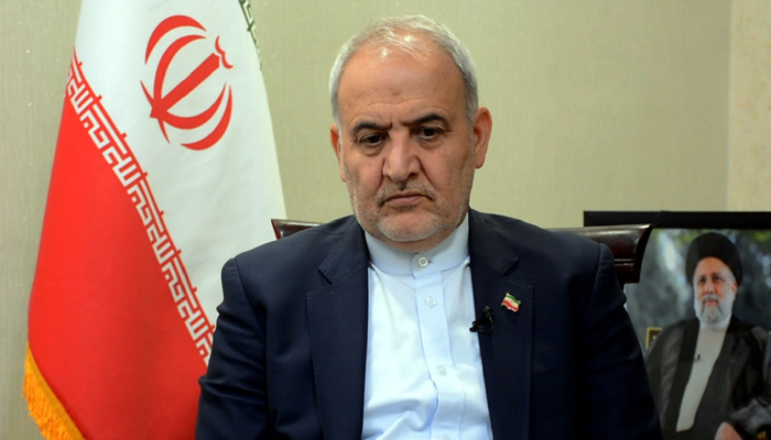 ਪਾਕਿਸਤਾਨ ''ਚ ਈਰਾਨੀ ਰਾਜਦੂਤ ਨੇ ਹੋਮੁਰਜ਼ ਜਲਡਮਰੂਮੱਧ ''ਚ ਅਮਰੀਕੀ ਨਾਕਾਬੰਦੀ ਨੂੰ ਦੱਸਿਆ ''ਗੈਰ-ਕਾਨੂੰਨੀ''