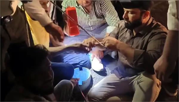 child falls into 60 feet deep borewell