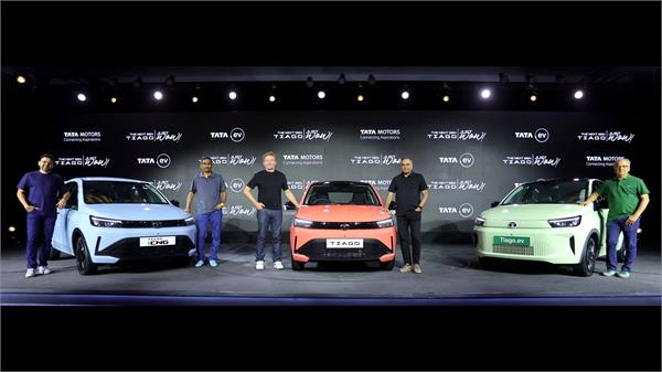 tata motors passenger vehicles launches next gen tiago and tiago ev