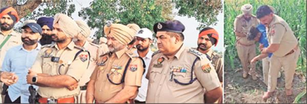 fierce encounter between police and accused in batala