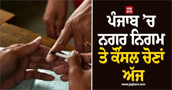 municipal corporation and council elections in punjab today