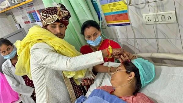 wedding day  bride  accident hospital  groom