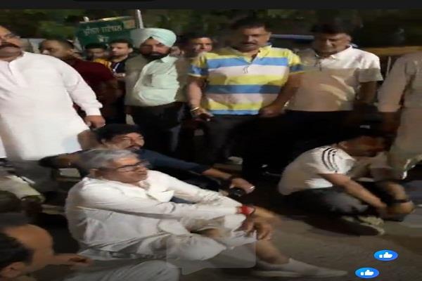 high voltage drama in bathinda before elections