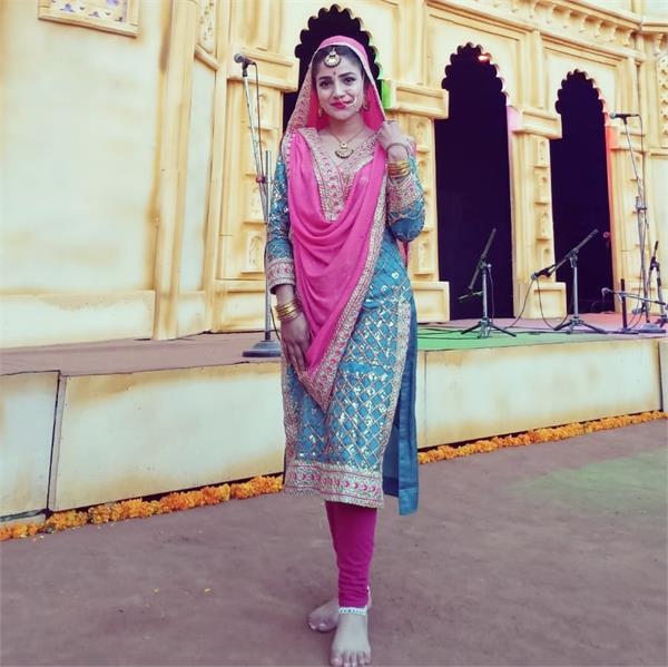 gota patti suit  young women  royal look