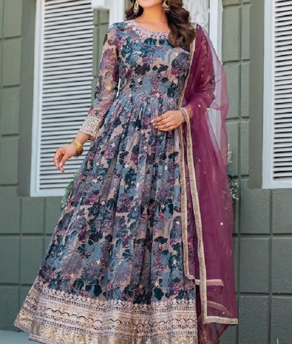 women  long frock suit  indian dress