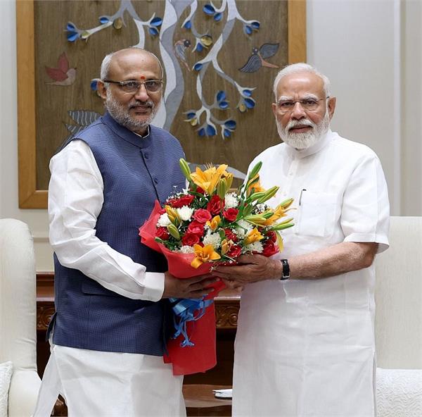 narendra modi  cp radhakrishnan  birthday  congratulations