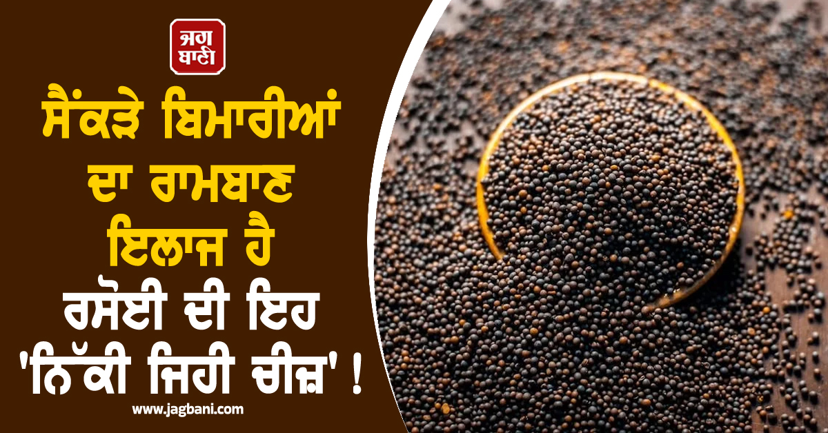 ਸੈਂਕੜੇ ਬਿਮਾਰੀਆਂ ਦਾ ਰਾਮਬਾਣ ਇਲਾਜ ਹੈ ਰਸੋਈ ਦੀ ਇਹ 'ਨਿੱਕੀ ਜਿਹੀ ਚੀਜ਼' ! ਫਾਇਦੇ ਜਾਣ ਉਡਣਗੇ ਹੋਸ਼