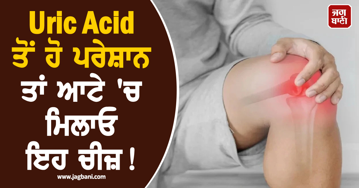 Uric Acid ਤੋਂ ਹੋ ਪਰੇਸ਼ਾਨ ਤਾਂ ਆਟੇ 'ਚ ਮਿਲਾਓ ਇਹ ਚੀਜ਼ ! ਛੇਤੀ ਮਿਲੇਗੀ ਰਾਹਤ
