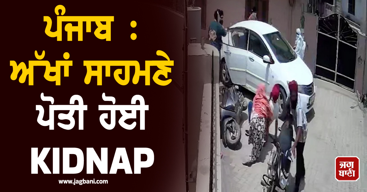 ਪੰਜਾਬ : ਅੱਖਾਂ ਸਾਹਮਣੇ ਪੋਤੀ ਹੋਈ KIDNAP, ਦਾਦਾ-ਦਾਦੀ ਨੂੰ ਘੜੀਸਦੇ ਲੈ ਗਏ ਅਗਵਾਕਾਰ, ਰੌਂਗਟੇ ਖੜ੍ਹੇ ਕਰੇਗੀ ਵੀਡੀਓ
