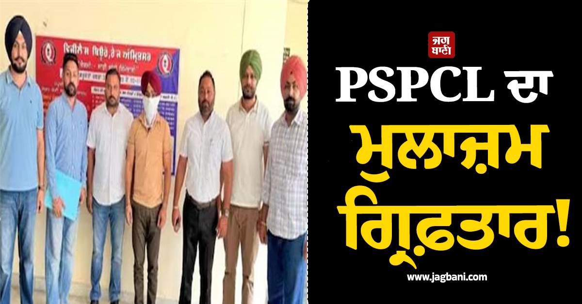 PSPCL ਦਾ ਮੁਲਾਜ਼ਮ ਗ੍ਰਿਫ਼ਤਾਰ! ਕਾਰਨਾਮਾ ਜਾਣ ਹੋਵੋਗੇ ਹੈਰਾਨ