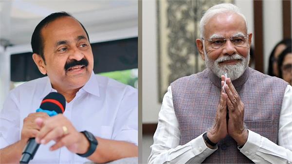pm modi congratulates satheesan