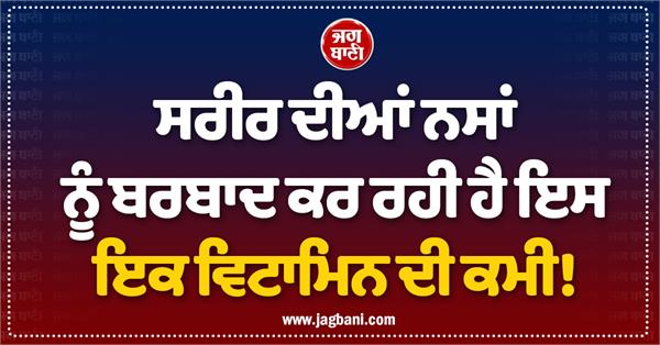 deficiency of this one vitamin is destroying the body s nerves