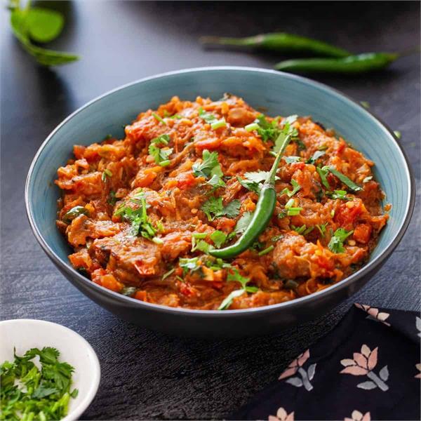easy brinjal bhartha at home