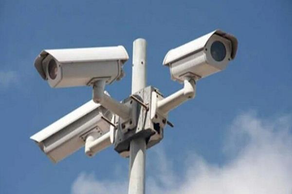 work begins on installing cctv cameras in etawah village