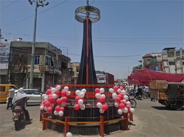 baba sri chand ji chowk is ready in dinanagar