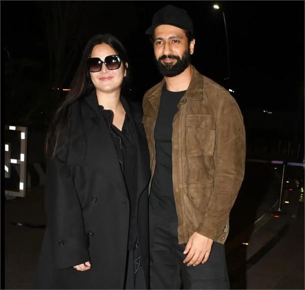katrina kaif  vicky kaushal make first public appearance together