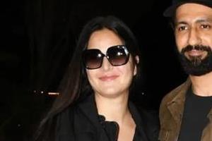 katrina kaif  vicky kaushal make first public appearance together