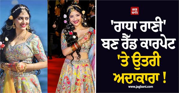 actress sanya thakur embodies radha rani