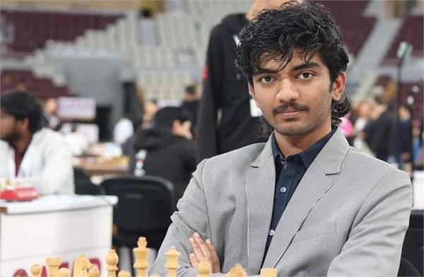 gukesh finished fourth after defeating caruana in the final round of rapid