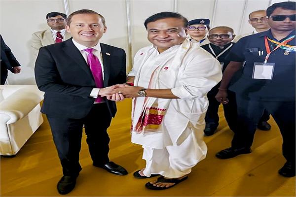 us ambassador  sergio gor  himanta biswa sarma  oath