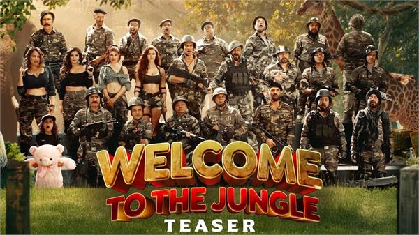 teaser released for akshay kumar  s film   welcome to the jungle  