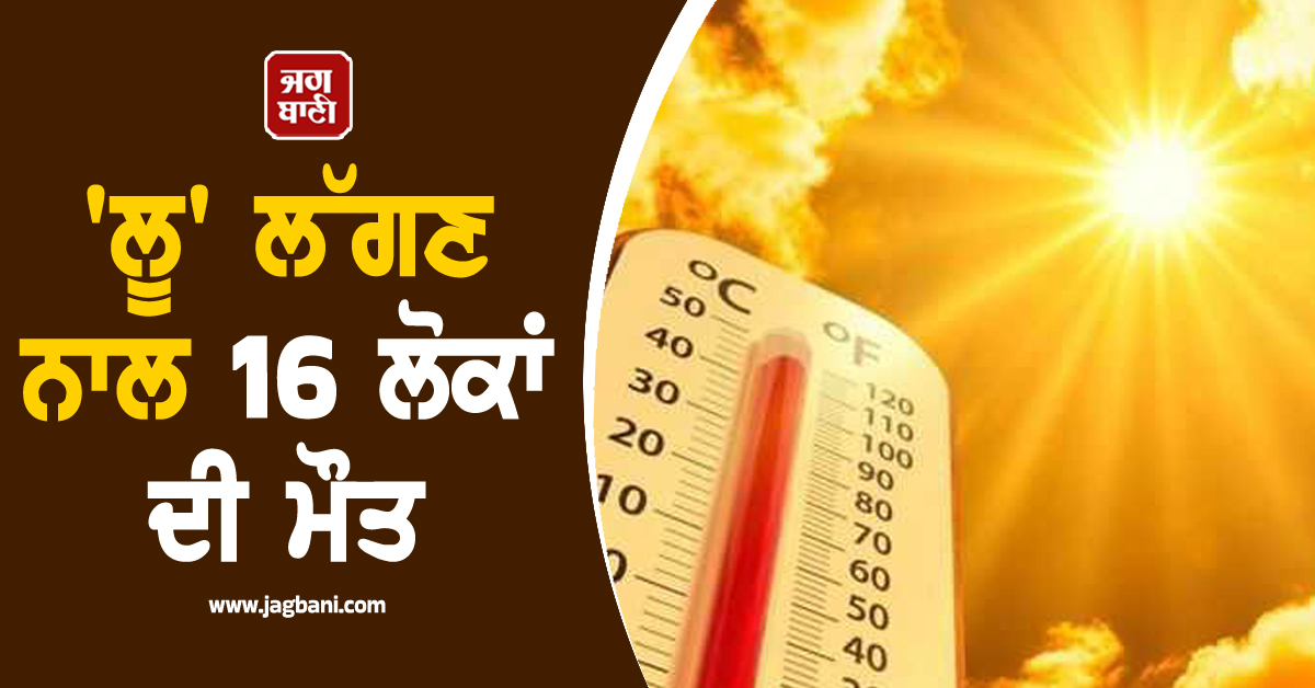 'ਲੂ' ਲੱਗਣ ਨਾਲ 16 ਲੋਕਾਂ ਦੀ ਮੌਤ, ਤੇਲੰਗਾਨਾ 'ਚ ਅਲਰਟ ਜਾਰੀ