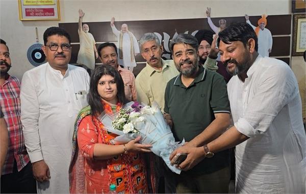 bjp  s akshita saini becomes ambala mayor