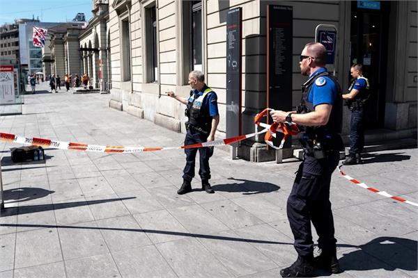 stabbing at a swiss railway station