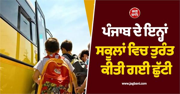 punjab schools school holidays