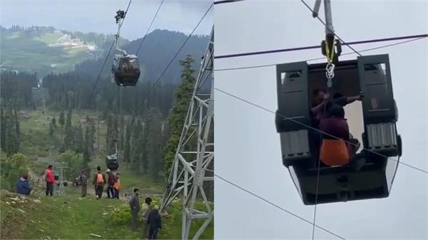 gulmarg gondola cable car technical fault