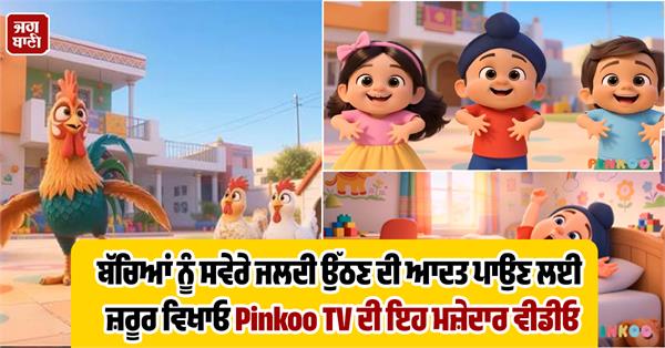 pinkoo tv releases a new animation video my rooster