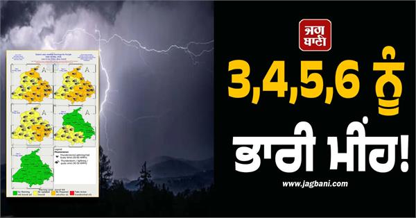 heavy rain and storm in punjab alert issued