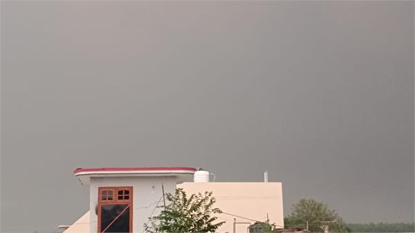 the change in weather in the afternoon brought relief from the heat