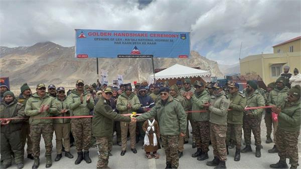 manali leh road restored after 42 days