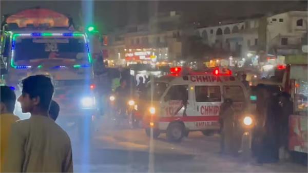 karachi rocked by explosions and gunfire