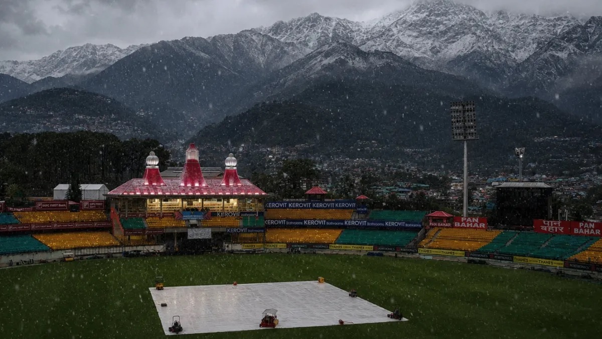 IND vs AFG: ਧਰਮਸ਼ਾਲਾ ''ਚ ਪਹਿਲੇ ਵਨਡੇ ''ਤੇ ਮੰਡਰਾਇਆ ਮੀਂਹ ਦਾ ਸਾਇਆ, ਯੈਲੋ ਅਲਰਟ ਨੇ ਵਧਾਈ ਚਿੰਤਾ