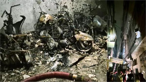fire breaks out in delhi s tughlakabad