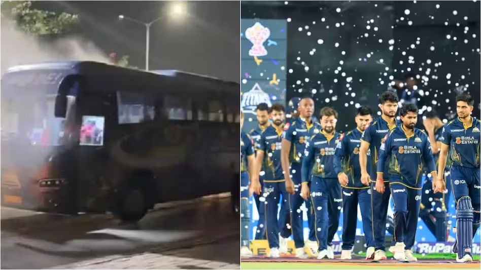 IPL ਫਾਈਨਲ ਦੀ ਹਾਰ ਮਗਰੋਂ GT ਨਾਲ ਵਾਪਰਿਆ ਵੱਡਾ ਹਾਦਸਾ, ਖਿਡਾਰੀਆਂ ਨਾਲ ਭਰੀ ਬੱਸ ਨੂੰ ਲੱਗੀ ਅੱਗ